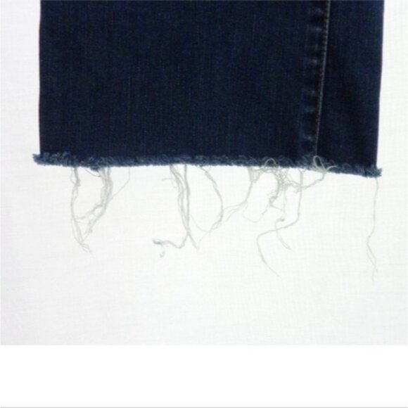 Madewell Cali Demi Boot Women Jeans Raw Hem Edition 28 Zip Fly High Waist - Picture 12 of 13